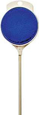 Hy-Ko DM300B48 Driveway Marker, Rod Mounting, Blue Reflector, Fiberglass Post