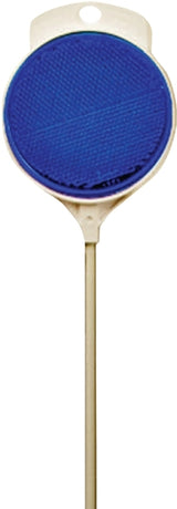 Hy-Ko DM300B48 Driveway Marker, Rod Mounting, Blue Reflector, Fiberglass Post