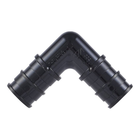 SharkBite UA248A5 Elbow, 1/2 in, Barb, 90 deg Angle, Acudel Polymer, Black, 150 to 160 psi Pressure