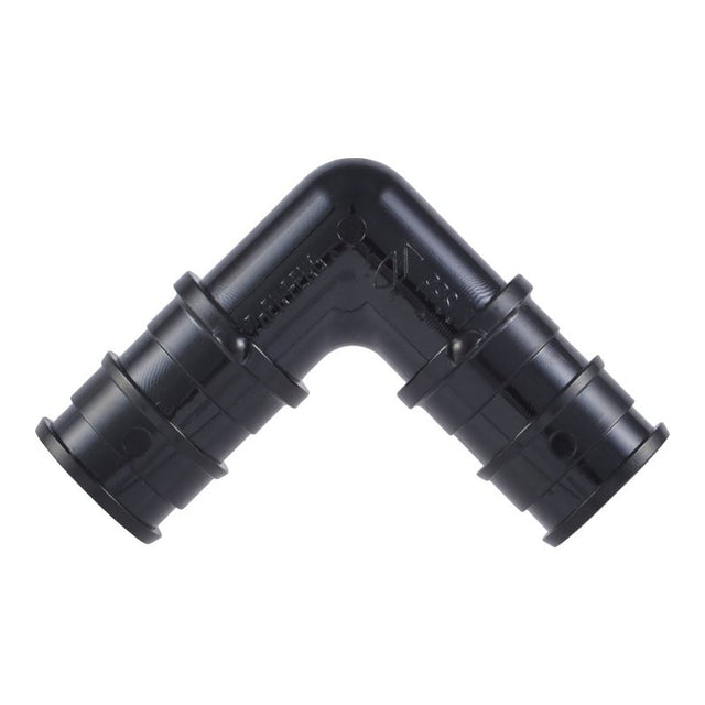 SharkBite UA248A5 Elbow, 1/2 in, Barb, 90 deg Angle, Acudel Polymer, Black, 150 to 160 psi Pressure