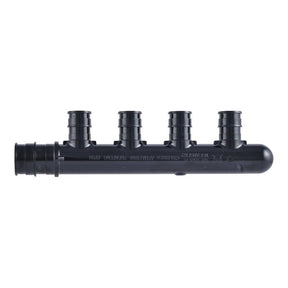 SharkBite UAMPT4C Multi-Port Closed Pipe Tee, 3/4 in Inlet, 4-Outlet, 1/2 in Outlet, Acudel Polymer