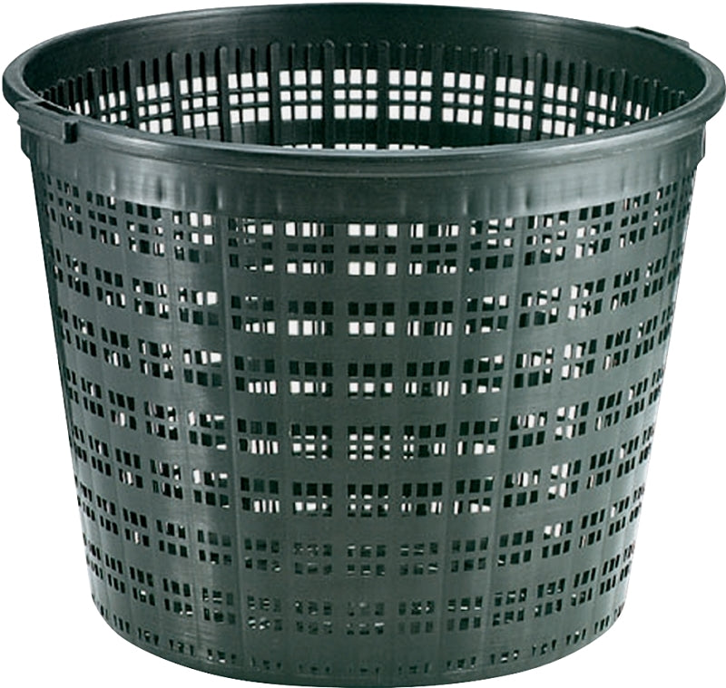 Little Giant 566553 Round Plant Basket, Black