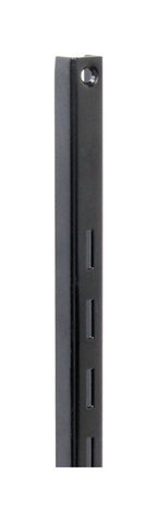 Knape & Vogt Black Steel Regular Duty Bracket 16 Ga. 24 in. L, Pack of 10