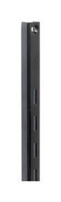 Knape & Vogt Black Steel Regular Duty Bracket 16 Ga. 24 in. L, Pack of 10