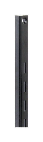 Knape & Vogt Black Steel Regular Duty Bracket 16 Ga. 36 in. L 320 lb, Pack of 10