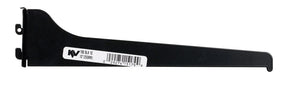 Knape & Vogt Black Steel Regular Duty Bracket 16 Ga. 10 in. L 160 lb, Pack of 10