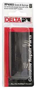 Delta RP4993 Seat and Spring Kit, Resin, For: Bathroom, Kitchen and Tub and Shower Faucets