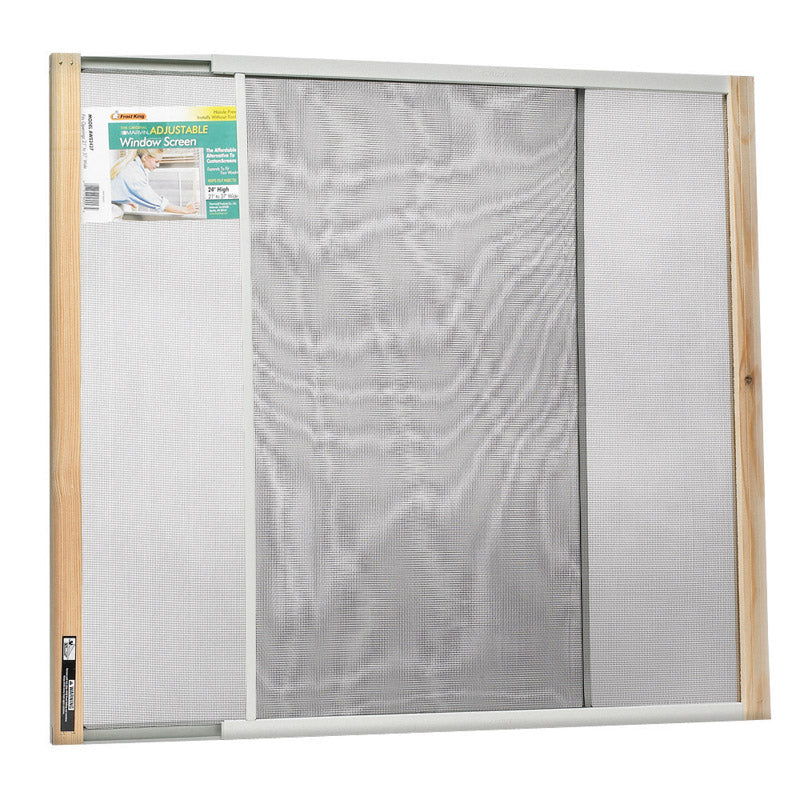 Frost King WB Marvin 21 37 in. W in. Steel Adjustable Window Screen, Pack of 12