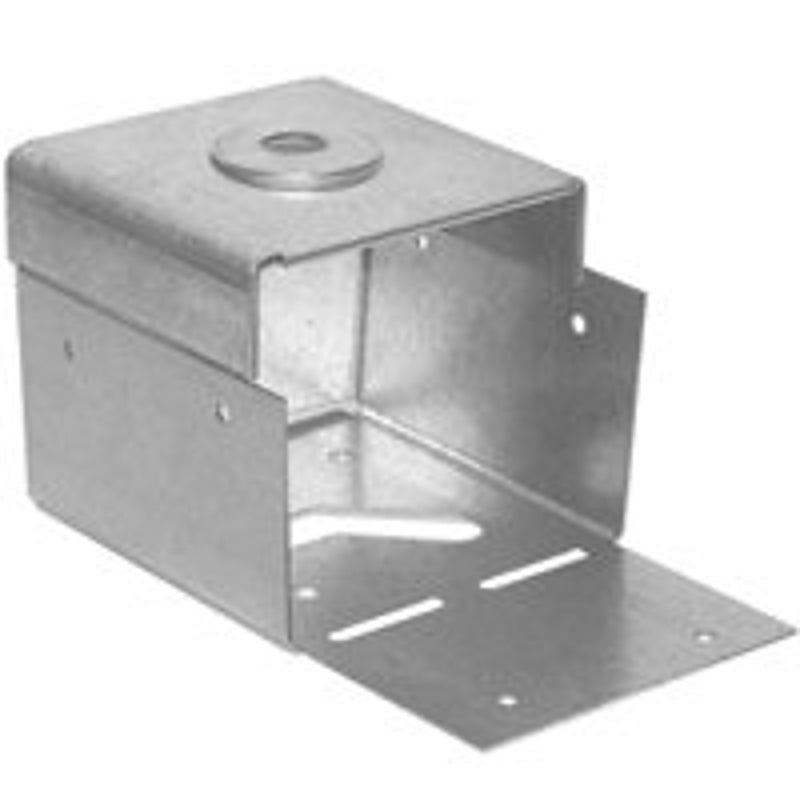 MiTek PA44-TZDP Post Anchor, 4 x 4 in Post/Joist, Steel, Zinc, Pack of 10