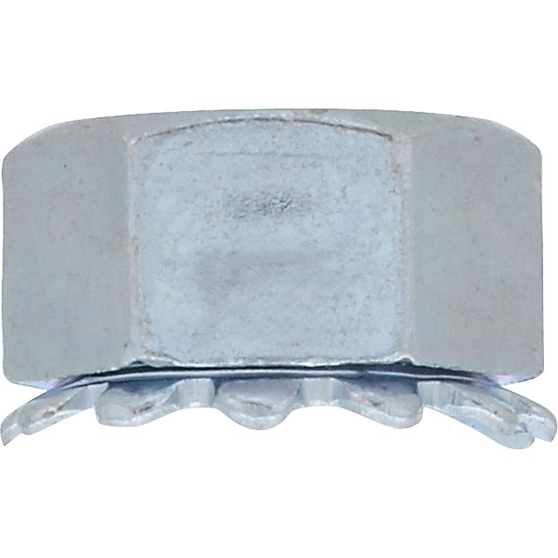HILLMAN 10/24 in. Zinc-Plated Steel SAE Keps Lock Nut 100 pk