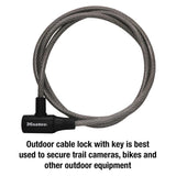Master Lock 3/8 in. D X 72 in. L Vinyl Coated Steel Locking Cable
