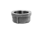 Anvil 1 in. FPT Black Malleable Iron Cap