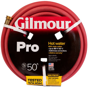 Gilmour Mfg 886501-1001 Commercial Hose, 5/8 in, 50 ft L, Rubber, Red