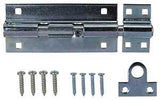 ProSource 33306ZCX-PS Padlockable Barrel Bolt, 0.6 Dia in Bolt Head, 7-1/2 in L Bolt, Steel, Zinc