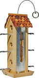 Perky-Pet 50171 Tin Jay Wood Bird Feeder, 2 lb, Fir Wood, Hanging, Pole, Pack of 2