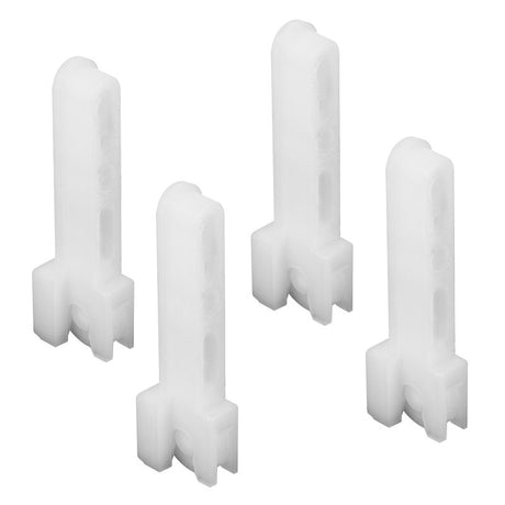 Prime-Line G 3003 Roller Assembly, 1-15/16 in L, Nylon/Plastic, White