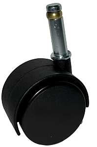Dh Casters C-T20GRBK Swivel Caster, Grip Ring Mounting, 2-3/8 in H Dimensions, 2 in Dia Wheel, Plastic Wheel, Black