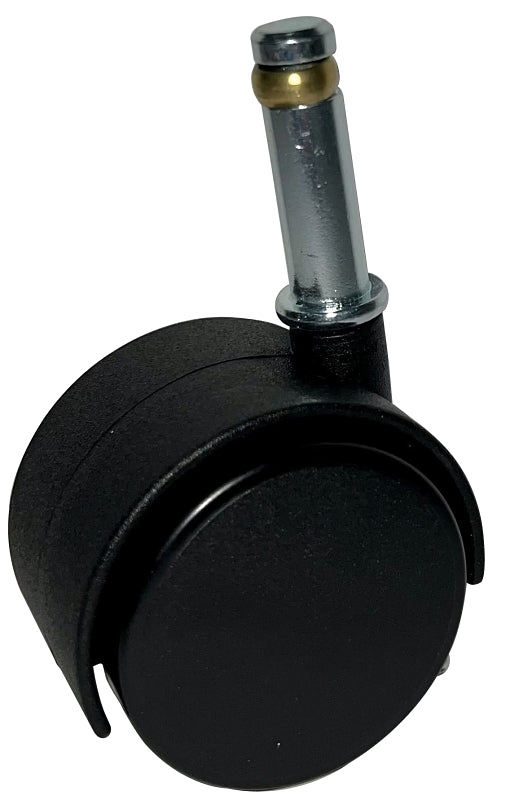 Dh Casters C-T20GRBK Swivel Caster, Grip Ring Mounting, 2-3/8 in H Dimensions, 2 in Dia Wheel, Plastic Wheel, Black