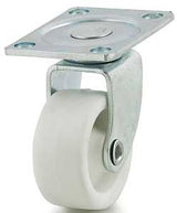 Dh Casters C-R125P0Z Swivel Caster, 1-5/8 x 1-1/4 in Plate, 1-1/2 in H Dimensions, 1-1/4 in Dia Wheel, 9/16 in W Wheel