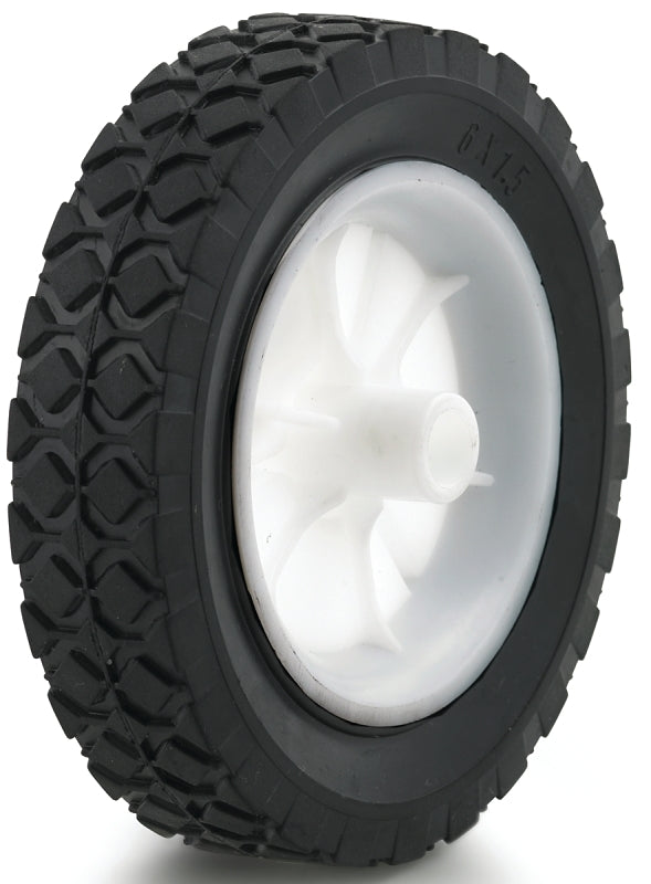 Dh Casters W-PH60112P4 Hub Wheel, Light-Duty, For: Lawn Mowers, 6 in Dia x 1-1/2 in W Dimensions