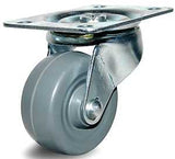 Dh Casters C-GD20MRS Swivel Caster, 1-7/8 x 2-9/16 in Plate, 2-7/16 in H Dimensions, 2 in Dia Wheel, 15/16 in W Wheel