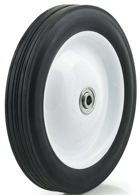 Dh Casters W-MH10134B4W Hub Wheel, Medium-Duty, Rubber