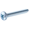HILLMAN No. 12 Ga. X 1 in. L Phillips Pan Head Sheet Metal Screws 50 pk, Pack of 5