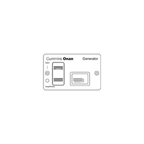 Onan Switch & Analog Hourmeter Panel For Gasoline & LP Vapor Generators