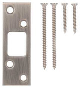 ProSource HSH-002SN-PS Security Strike, Steel, Satin Nickel, 3-5/8 in H, 1-1/4 in W