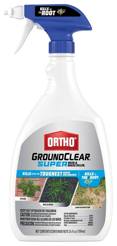 Ortho 4653005 Weed and Grass Killer, Liquid, Light Yellow, 24 oz Bottle