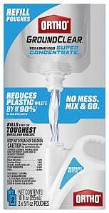 Ortho GroundClear Series 4656705 Weed and Grass Killer Super Concentrate Refill, Liquid, Dark Brown, 5 oz Pouch