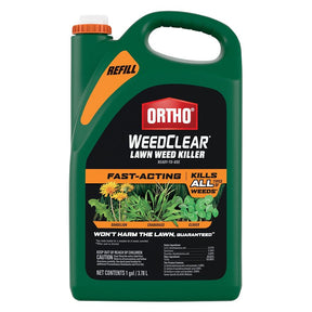 Ortho WeedClear Series 4659605 Lawn Weed Killer Refill, Liquid, Spray Application, 1.33 gal