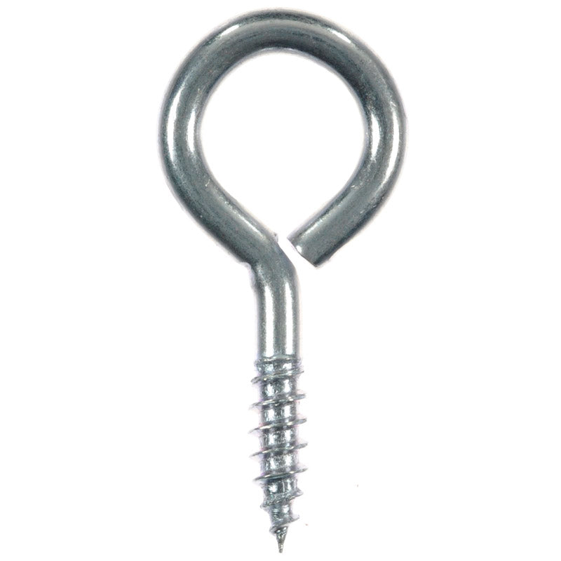 Ace 1/8 in. D X 1-1/8 in. L Zinc-Plated Steel Screw Eye 35 lb. cap. 10 pk, Pack of 5