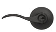 Schlage Accent Series F51AGACC622 Keyed Entry Door Handle, Lever Handle, Matte Black, Metal, C Keyway, Residential