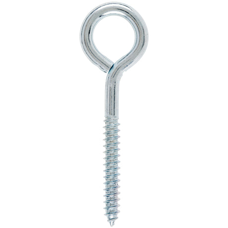Hampton 2-5/8 in. X 4 in. L Zinc-Plated Steel Lag Thread Eyebolt, Pack of 10
