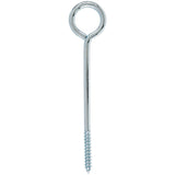 Hampton 3/8 in. X 8 in. L Zinc-Plated Steel Lag Thread Eyebolt, Pack of 10