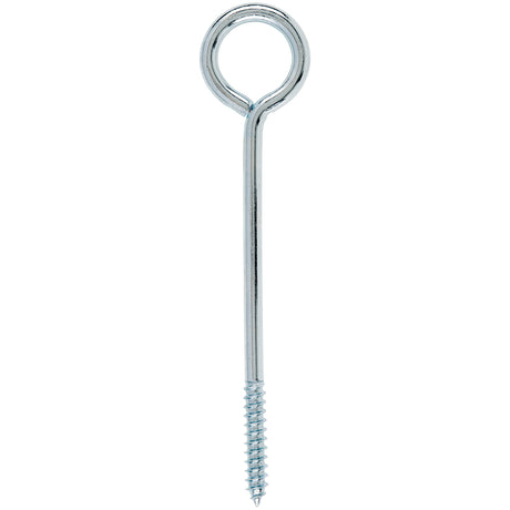 Hampton 3/8 in. X 8 in. L Zinc-Plated Steel Lag Thread Eyebolt, Pack of 10