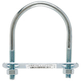 Hampton 5/16 in. X 2-1/2 in. W X 3-1/2 in. L Coarse Zinc-Plated Steel U-Bolt, Pack of 10