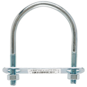 Hampton 5/16 in. X 2-1/2 in. W X 3-1/2 in. L Coarse Zinc-Plated Steel U-Bolt, Pack of 10
