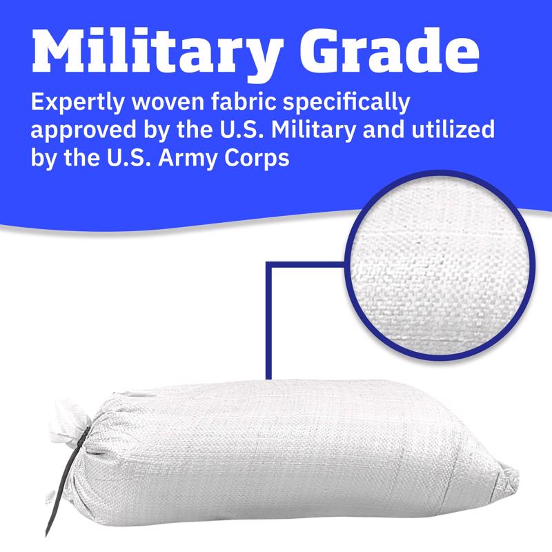 DuraSack White Sand & Utility Bags 25 bag, Pack of 10