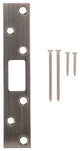 ProSource HSH-004BN-PS Security Door Latch Strike, Steel, Satin Nickel, 6 in H, 1-1/8 in W