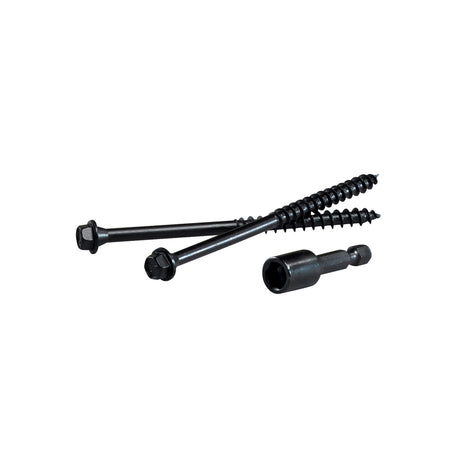 FastenMaster TimberLOK No. 10 X 6 in. L Hex Epoxy Coarse Wood Screws 50 pk
