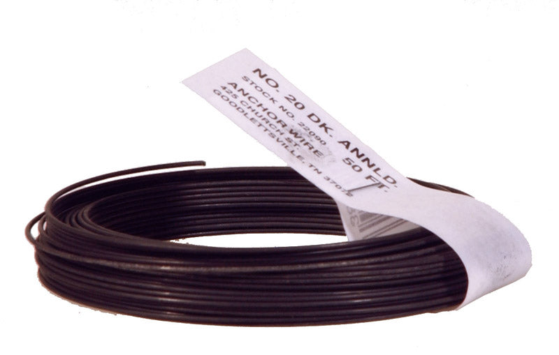 HILLMAN 50 ft. L Black Annealed Steel 20 Ga. Stove Pipe Wire, Pack of 12