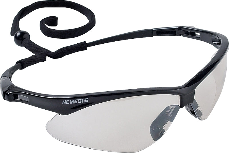 KleenGuard Nemesis Series 25676 Universal Safety Glasses, Unisex, Hardcoat Lens, Polycarbonate Lens, Wraparound Frame, Pack of 12