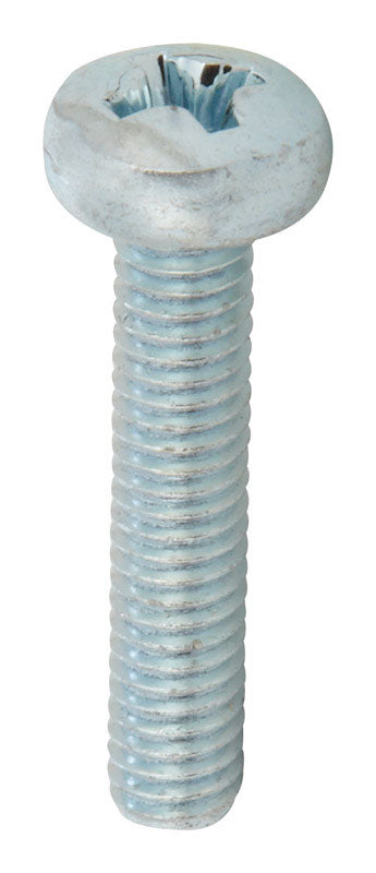 HILLMAN M4-0.7 in. X 20 mm L Phillips Pan Head Zinc-Plated Steel Metric Machine Screws 50 pk