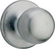 Weiser Fairfax Series GAC101 F26D Passage Door Knob, 1-15/16 in Dia Knob, Satin Chrome
