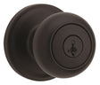 Weiser Troy Series 9GA5310-051 Entry Door Knob, 2-1/16 in Dia Knob, Matte Black