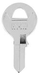 Hy-Ko 11010VRH3 Key Blank, Brass, Nickel-Plated, For: Viro VRH3 Locks, Pack of 10