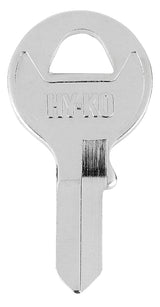 Hy-Ko 11010VRH3 Key Blank, Brass, Nickel-Plated, For: Viro VRH3 Locks, Pack of 10