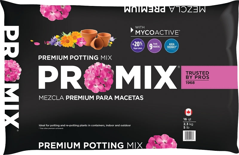 Pro-Mix 1016010RGCE Potting Mix, 16 qt, Bag